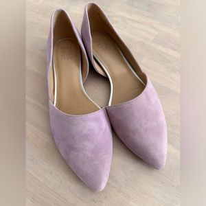 NEW ✨ Naturalizer Lavender Suede Samantha D’Orsay Flats Size 9.5 M